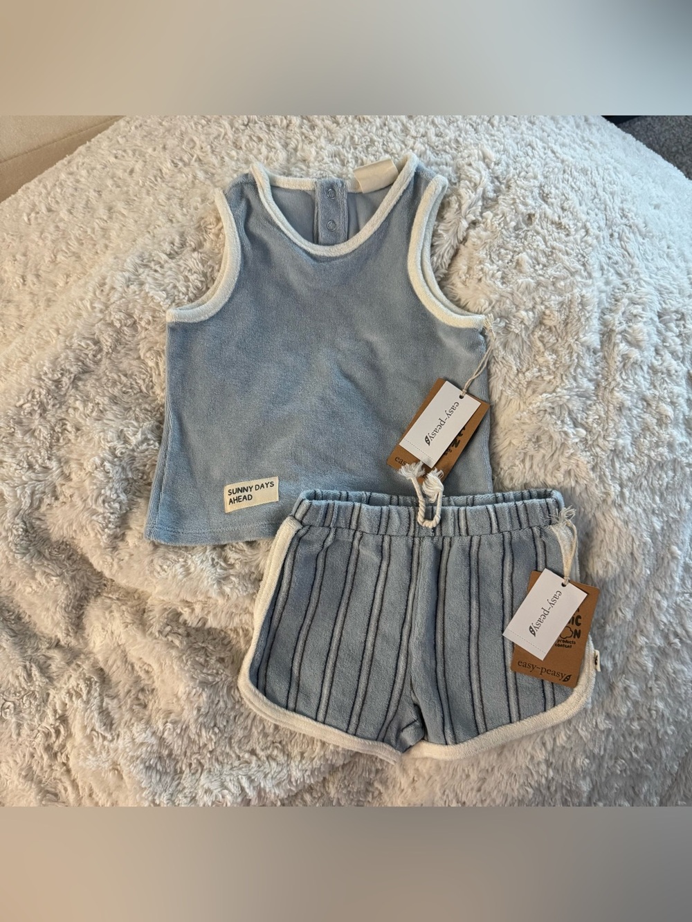 Easy Peasy Terry Tank Set